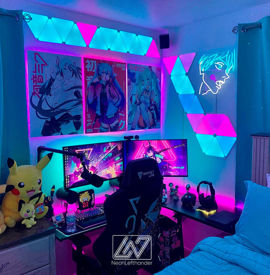 Custom Hero Neon Sign - Neon Anime wall ART, Anime, Cartoon Character, Jinx | Arcane, Evangelion, Rick, Morty, cartoon wall decor