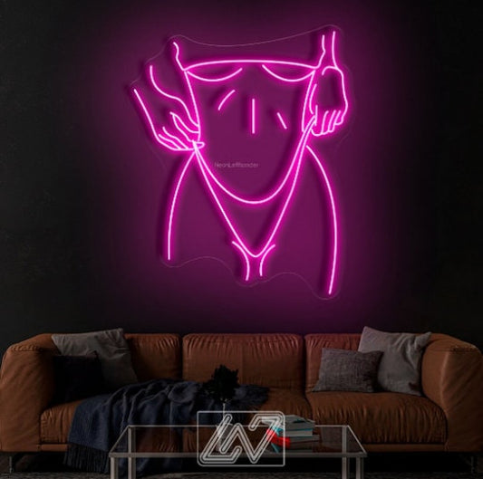 In Stock! Sexy Woman - LED Neon Sign, Female Sexy Body, Bedroom Decor, Sexy Girl Neon Sign, Wall Room Decor, Woman Body, LED Lady Neon Light