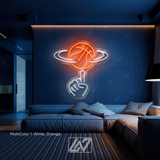 Finger Spinning Basketball