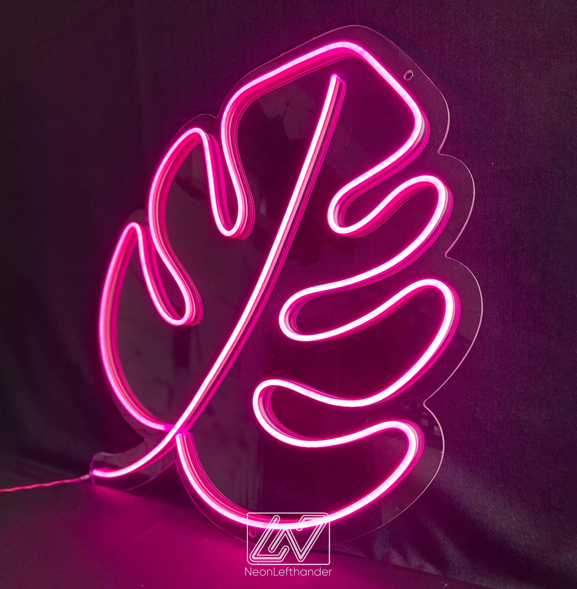 Monstera Leaf - LED Neon Sign,Gift,Wall Decor,Custom Sign,Neon Business Sign,Neon Company Logo,Bright Neon Lights,Neon Workplace Signs