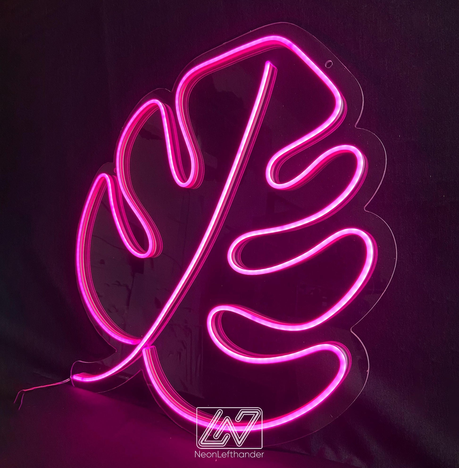 Monstera Leaf - LED Neon Sign,Gift,Wall Decor,Custom Sign,Neon Business Sign,Neon Company Logo,Bright Neon Lights,Neon Workplace Signs