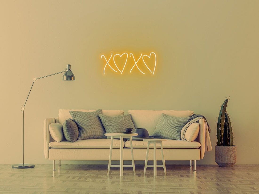 XOXO Sign - Neon Sign, Led Neon, Personalization, Decoration, Neon Light,Home,Living Room,Bedroom, Love