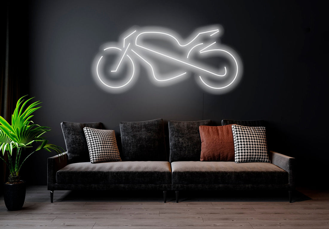 Motorcycle - LED Neon Sign , Home Interior Decor, Neon Lights, Bedroom neon sign, Neon sign wall decor