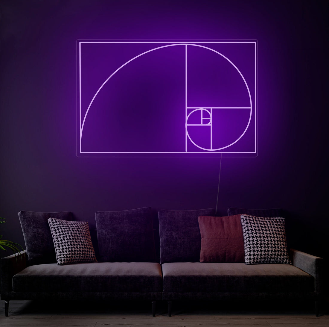 Golden Ratio - LED Neon Sign, Interior Decor, Room decor, Wall Decor, Custom Sign, Neon For Home