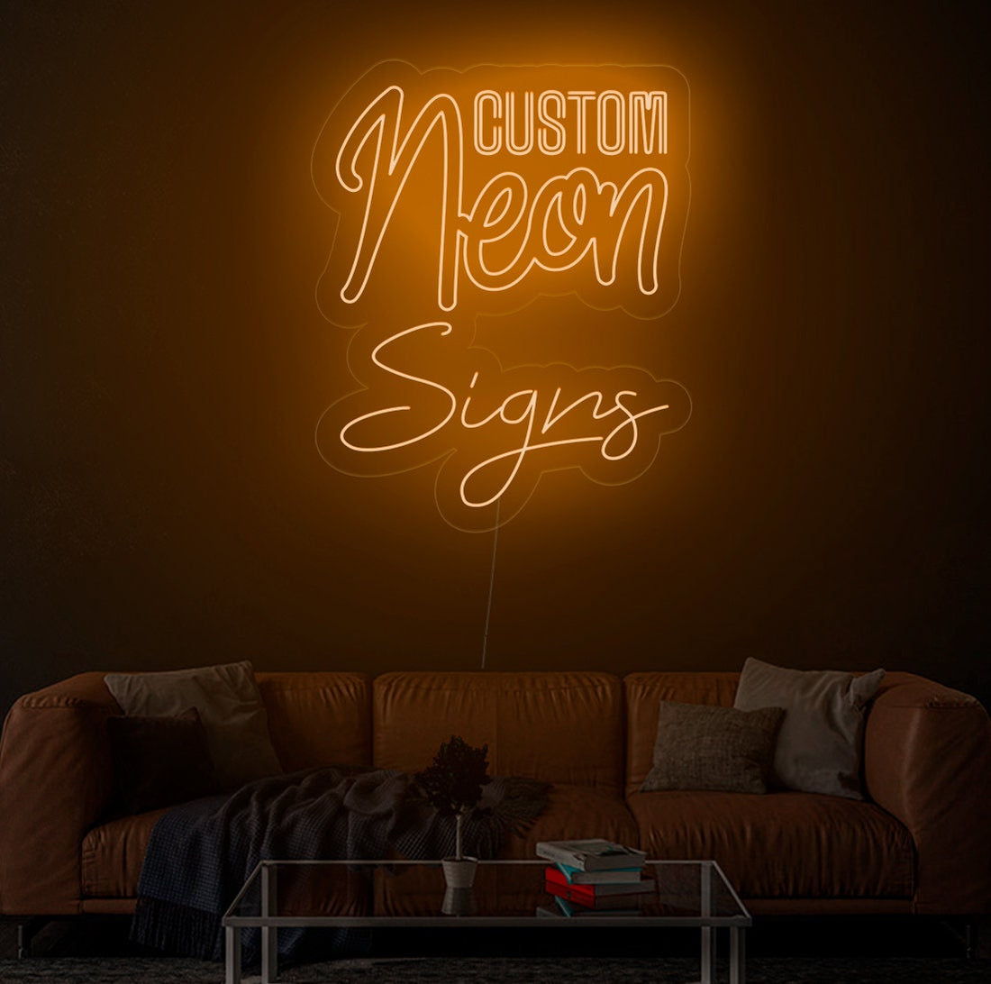 Custom Neon Signs - LED Neon Sign, Interior Decor, Room decor, Wall Decor, Custom Sign, Neon For Home