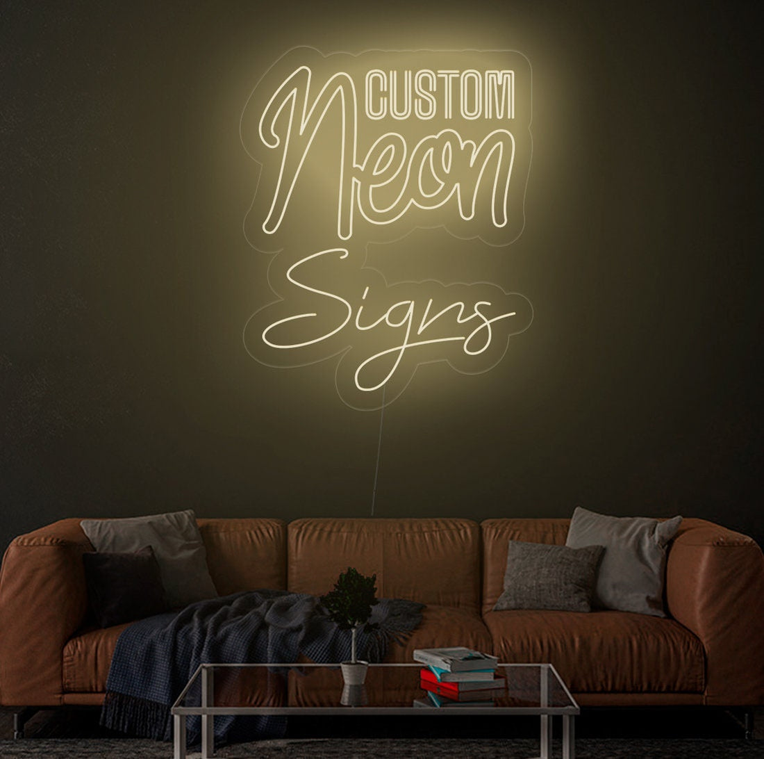 Custom Neon Signs - LED Neon Sign, Interior Decor, Room decor, Wall Decor, Custom Sign, Neon For Home