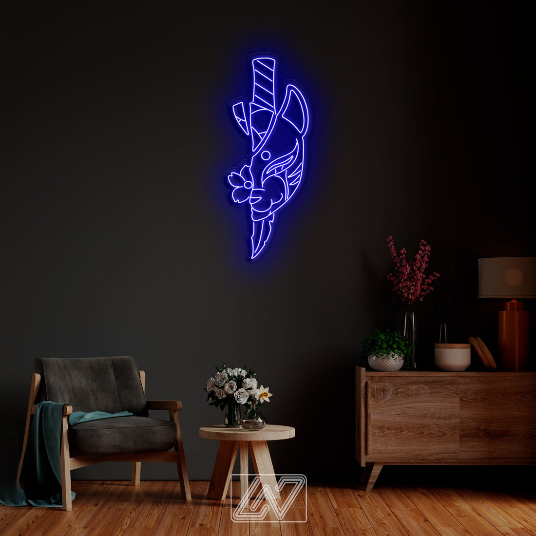 Slayer LED Custom Anime, Demon Neon Sign, Anime wall art, Led Neon Lights, Decor Signs, Anime Wall Decor,Neon Sign Bedroom