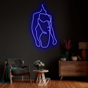 Body Man - LEDNeon Sign Custom Sexy Man Bedroom Party Bar Wall Room Decor LED Boy Neon light Wedding Personalized romance