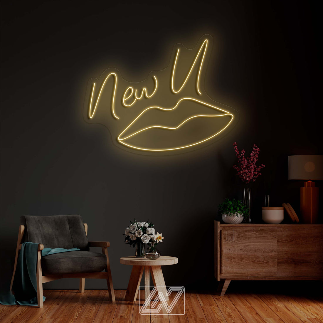 New U - LED Neon Sign Custom Woman lip Bedroom Party Bar Wall Room Decor LED Lip Neon light Wedding Personalized romance