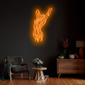 Line ART Body Girl-Neon Sign Custom Sexy Woman Bedroom Party Bar Wall Room Decor LED Lady Neon light Wedding Personalized romance