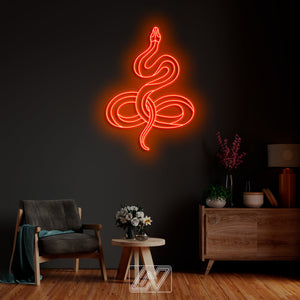 Snake PRO - LED Neon Sign, Animal Neon Sign, Custom Neon Sign, Snake Neon light, Animal Home Decor, Neon Sign for Bedroom