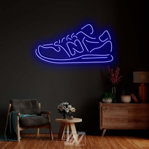 Sneaker - Neon Sign, Sneakerhead Room Led Sign, Shoes Led Sign, Sneaker Leds, sport shoe for the , home, bedroom, cafe, office, living room