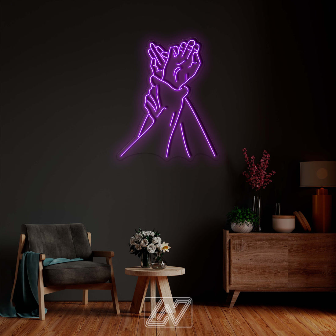 Passion - LED Neon Sign,  Custom Sexy Woman Bedroom Party Bar Wall Room Decor LED Lady Neon light Wedding Personalized romance