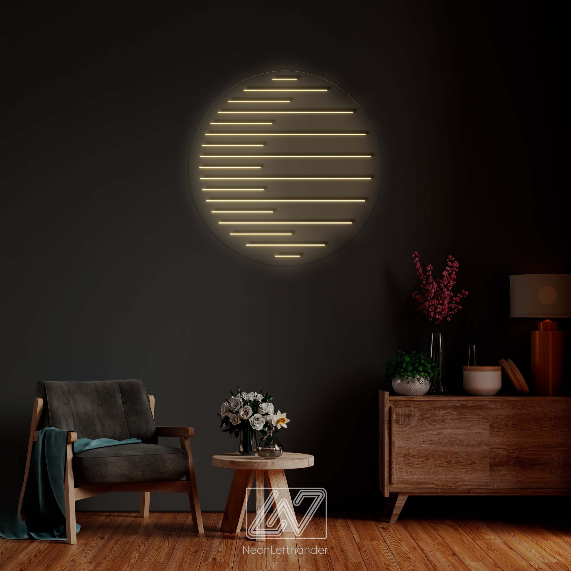 Moon - LED Neon Sign, Crescent led sign, Moon neon sign, Nature Neon Sign, Bedroom Light, Astronomy Neon Light for Room,Moon Home Neon Decor