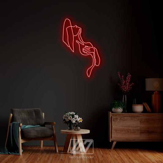 Woman Body - LED Neon Sign, Sexy Woman Body, Neon sign for Bedroom, Party, Bar, Wall Room Decor, LED Lady Neon light, Custom Wedding Sign