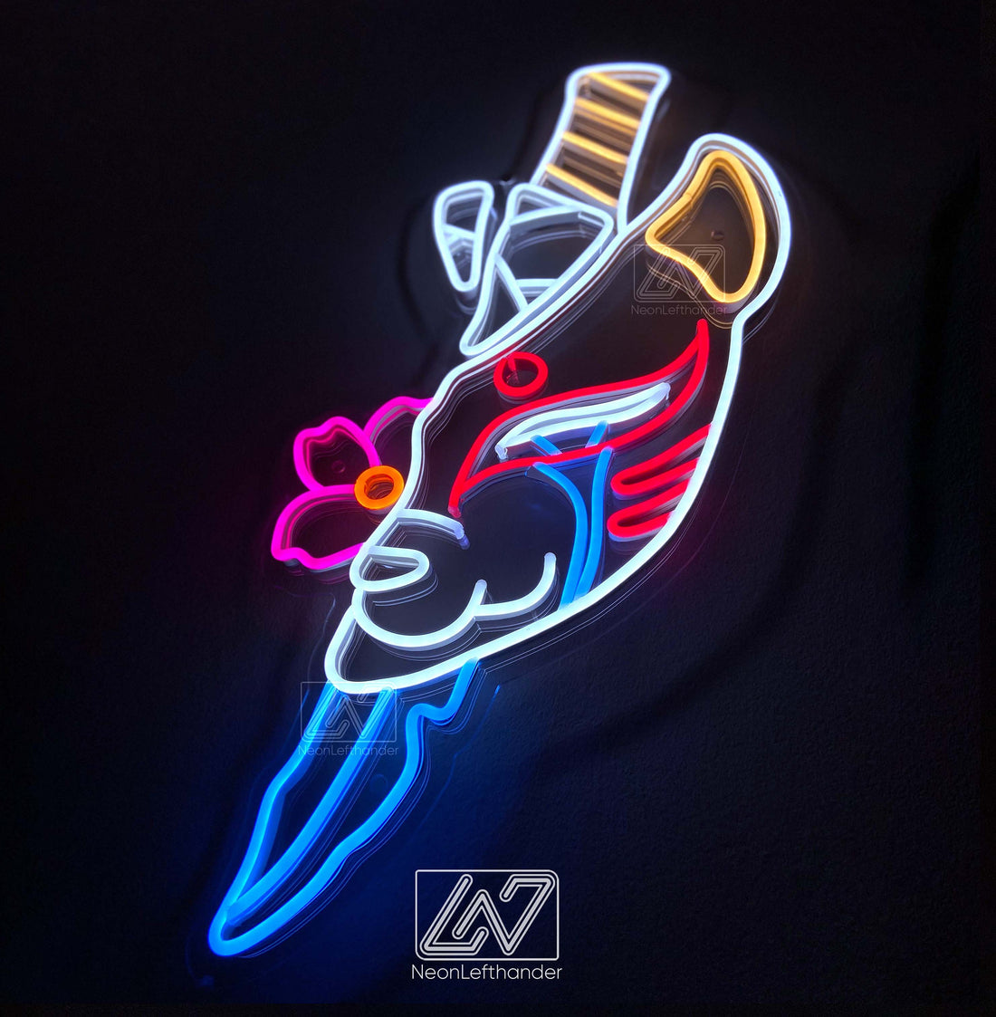 Custom Hero Neon Sign - Neon Anime wall ART, Anime, Cartoon Character, Jinx | Arcane, Evangelion, Rick, Morty, cartoon wall decor