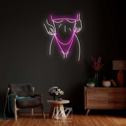 Sexy Woman - LED Neon Sign, Female Sexy Body, Bedroom Decor, Sexy Girl Neon Sign, Wall Room Decor, Woman Body, LED Lady Neon light