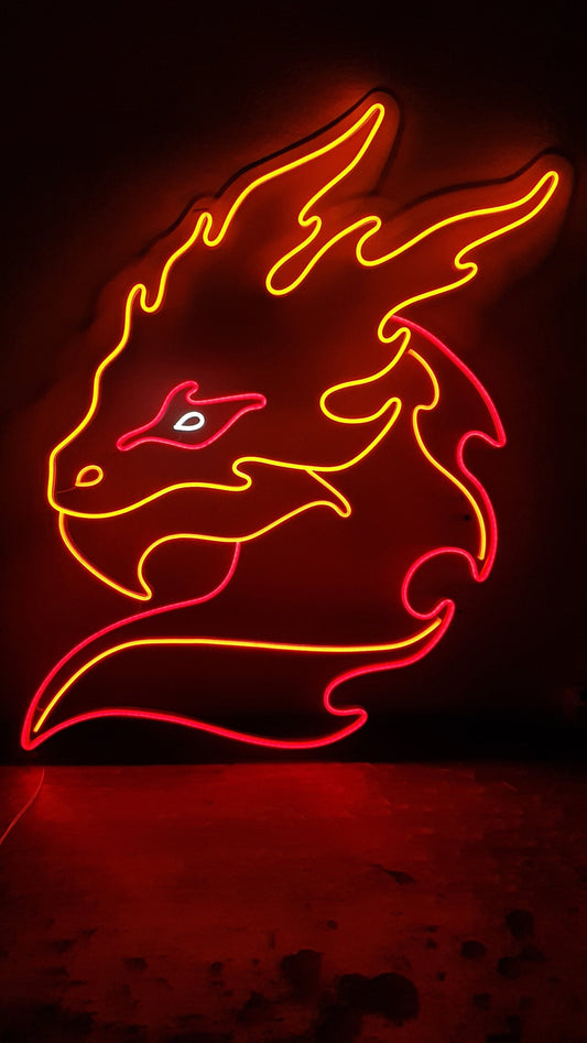 Dragon - LED Neon Sign, Interior Decor, Room decor, Wall Decor, Custom Sign, Neon For Home