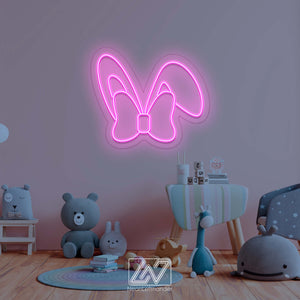 Bunny Ears - Neon Fairytale in Your Room! Neon Sign Gift for a Child's Room