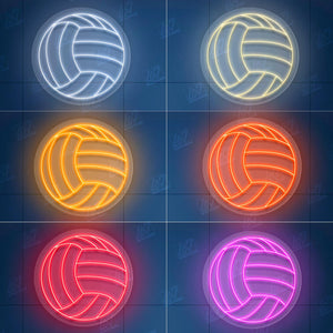 Volleyball - LED Neon Sign, Tennis Player Wall Decor, Sport Led Neon Sign, Decor for Kids Room, Sport Signs