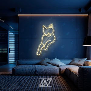 Cat - LED Neon Sign, Cat Neon Sign, Custom Neon Sign, Pet Neon light, Animal Home Decor, Pet Lover Gift, Neon Sign for Bedroom