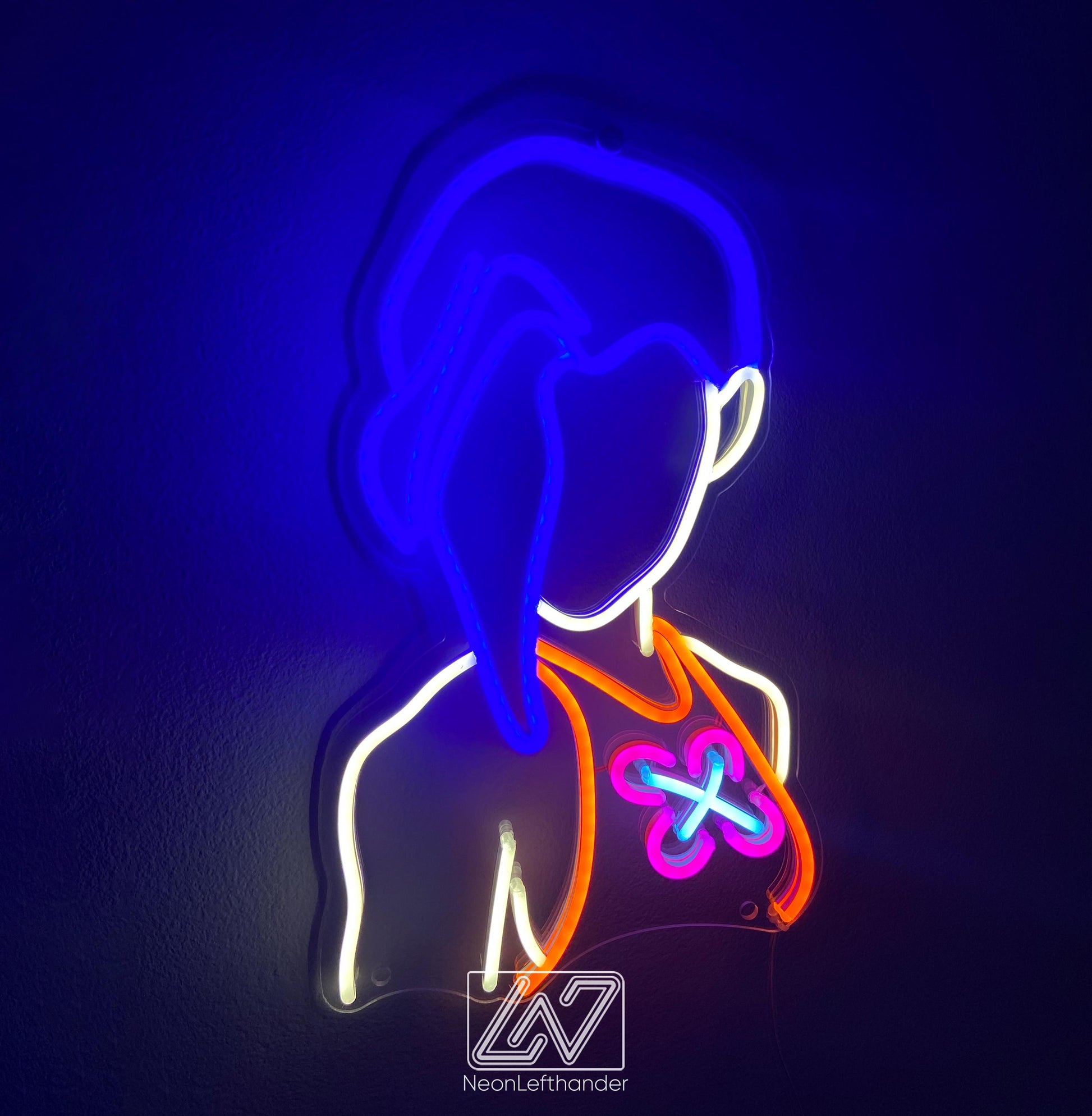 Jinx | Arcane - LED Neon Sign, cartoon Neon Sign, cartoonCharacter, Neon Game Zone,cartoon led sign,cartoon light sign,cartoon wall decor