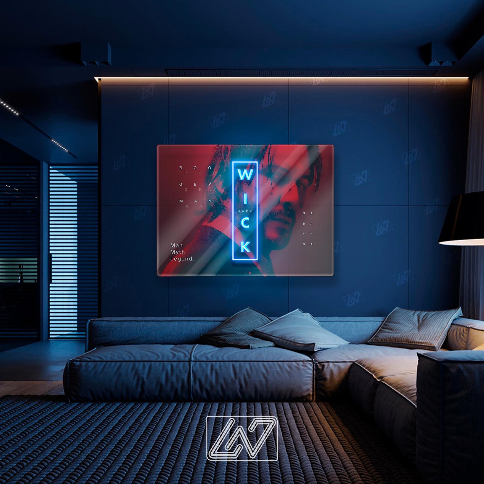 Movie Character - LED Neon Movie Sign with UV Print, Cartoon Character, Game Room Light, Personalized Gifts, Cinema Neon Sign