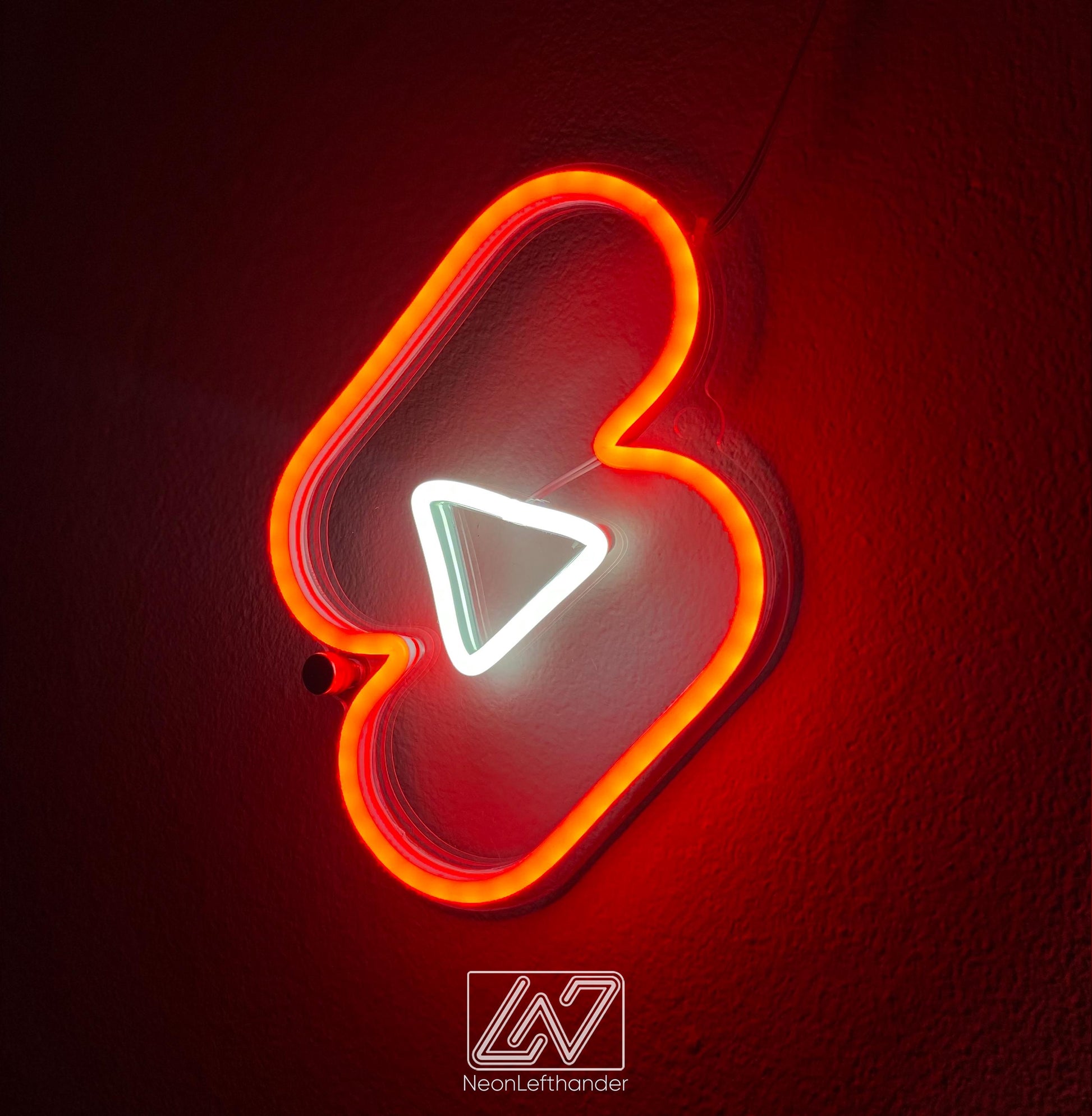 YouTube Shorts - LED Neon Sign, Youtube Wall Decor, YouTube Shorts Wall Light, Led Neon Sign Bedroom, Led Wall light, Mother Days Gift