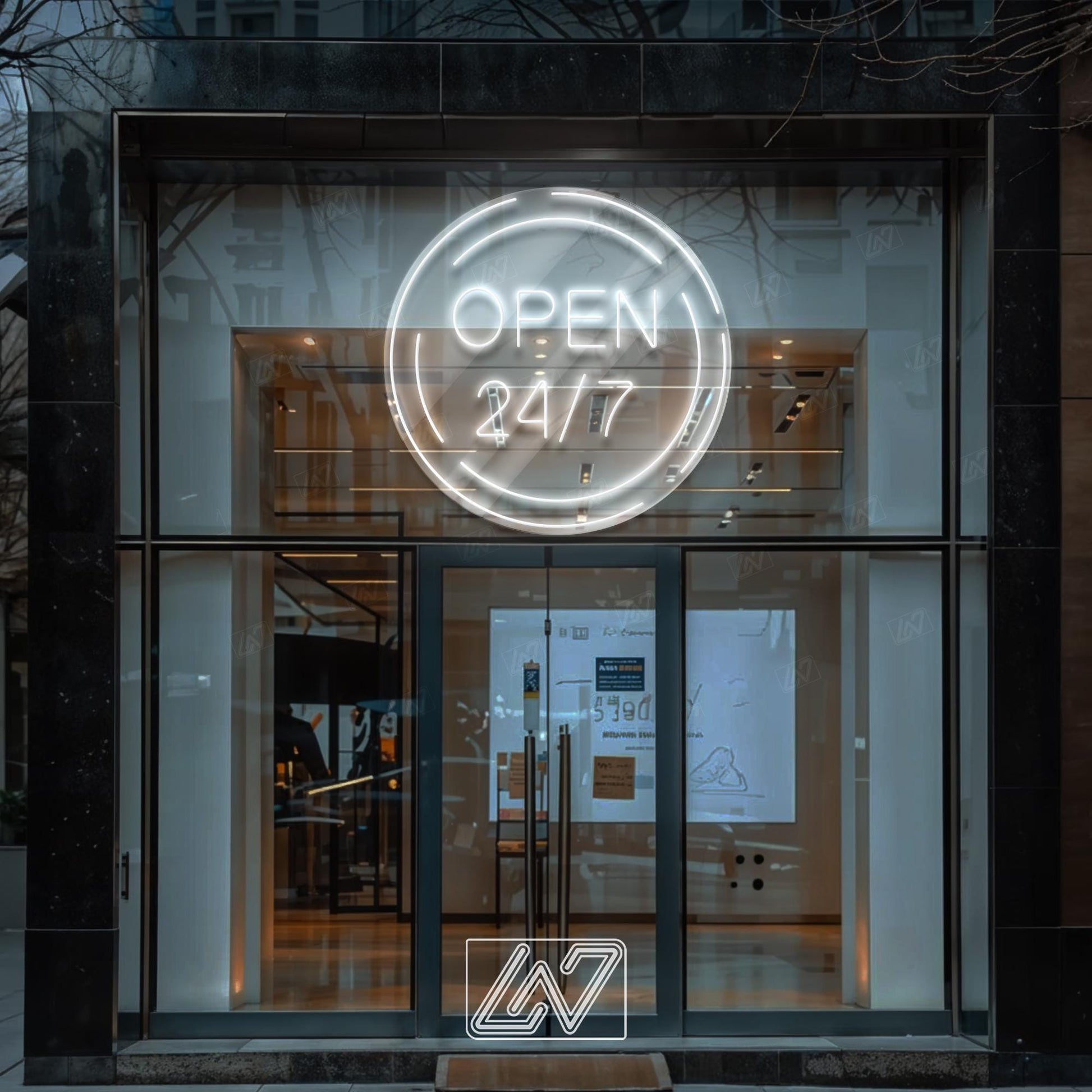 Open 24/7 Sign