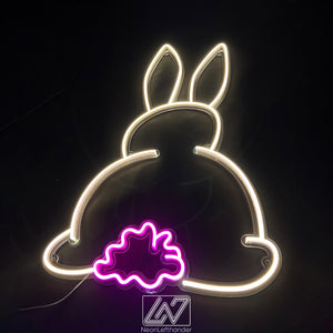 Bunny - Neon Fairytale in Your Room! Original Decor for a Child's Room. Neon Sign for Playful Minds. Children's paradise comes alive!