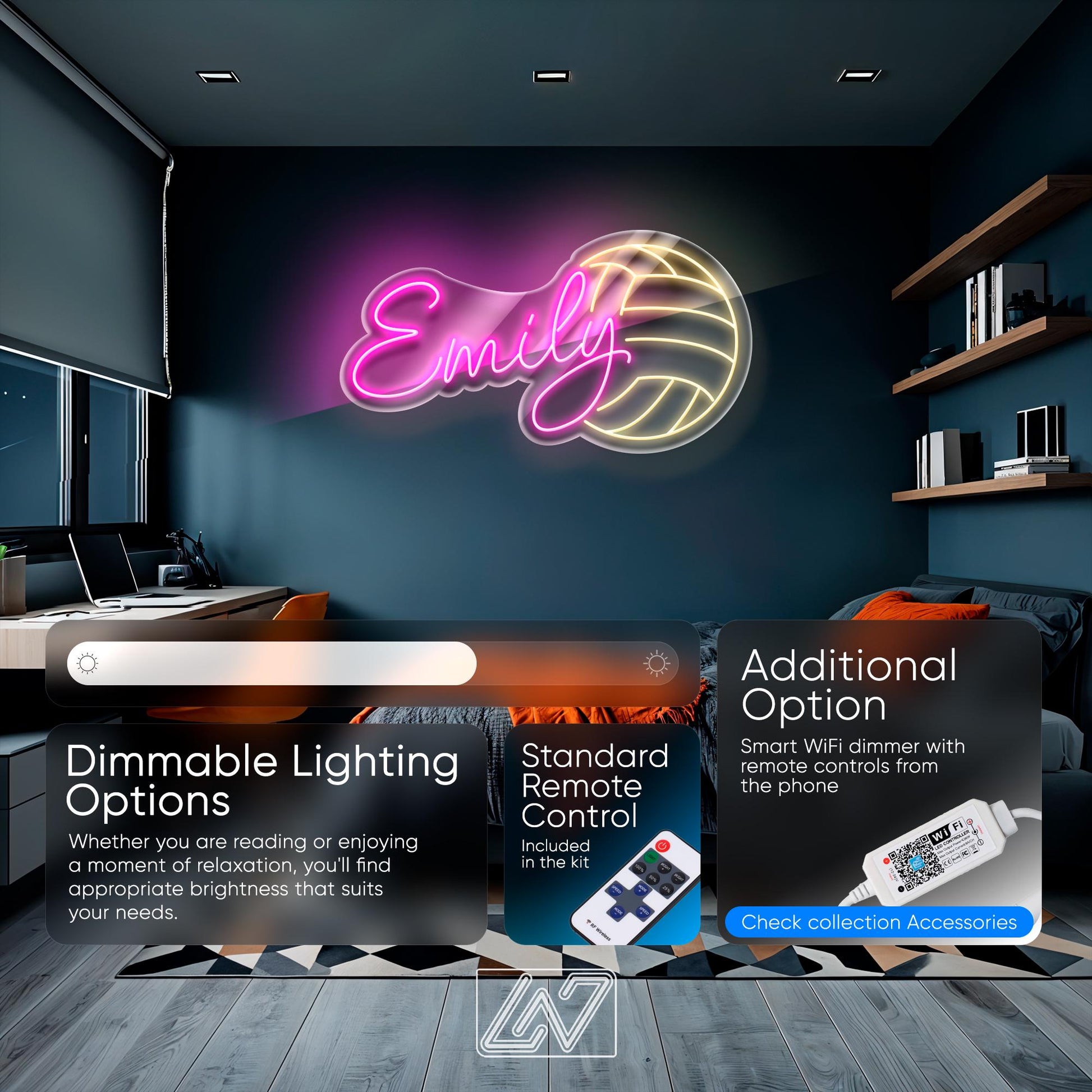 LED Neon Sign Car – Cool Wall Light for Garage, Boy Room or Auto Workshop, Perfect Gift for Car Lovers, Drivers and Street Racing Fans