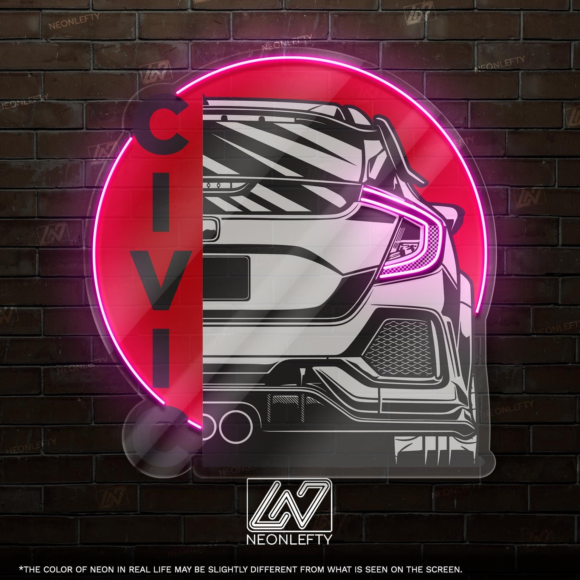 Honda Civic Neon Sign