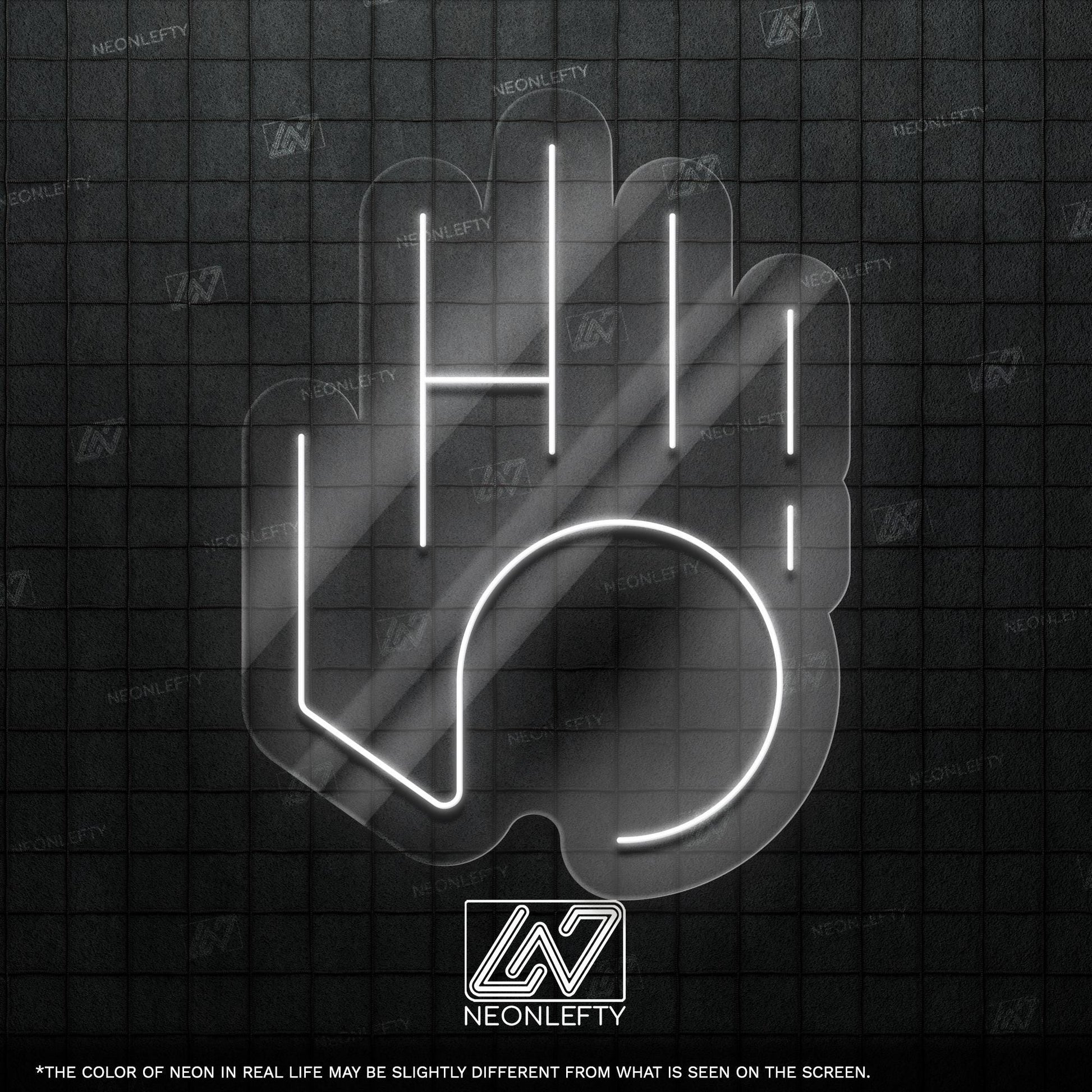 High Five Neon Sign