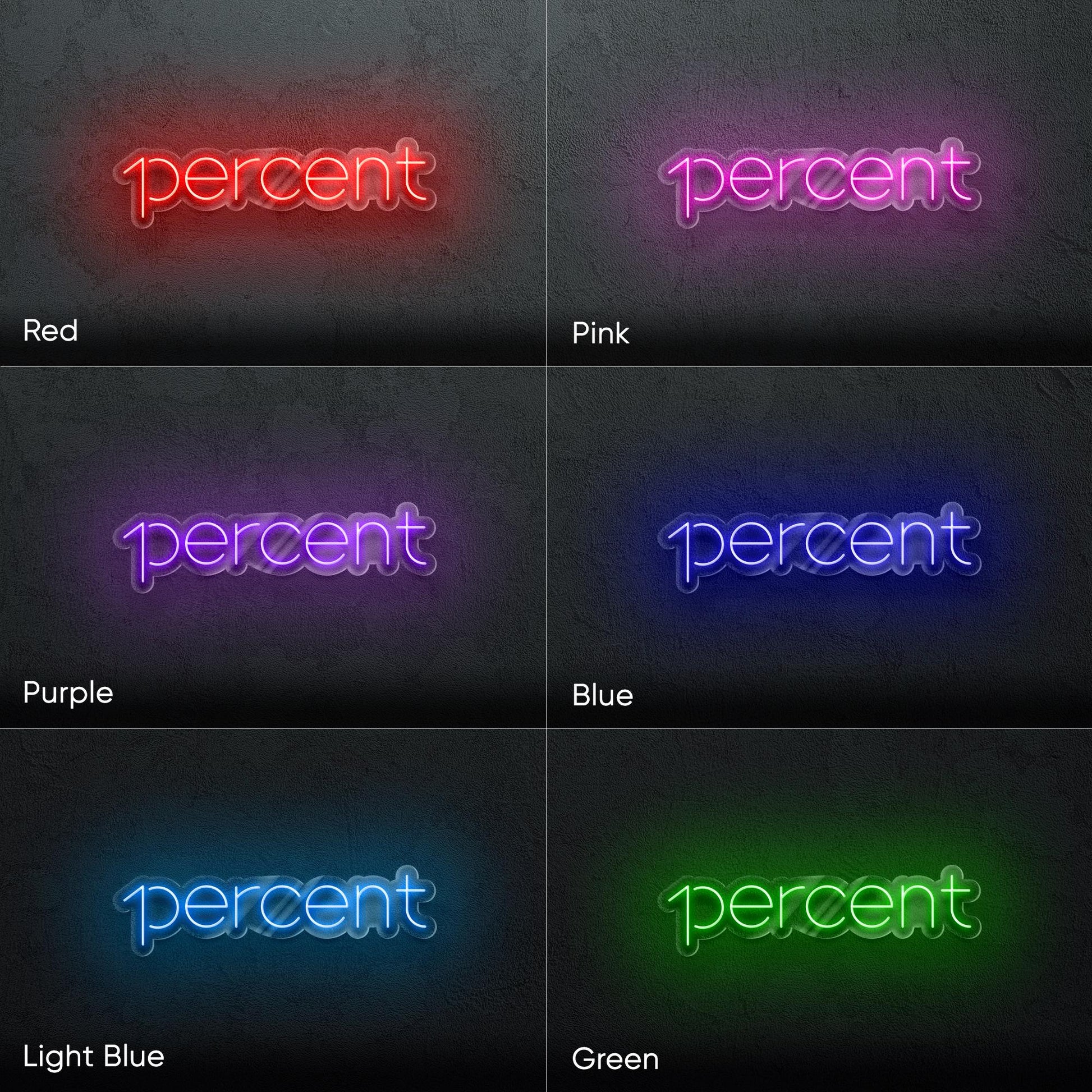1Percent Neon Sign
