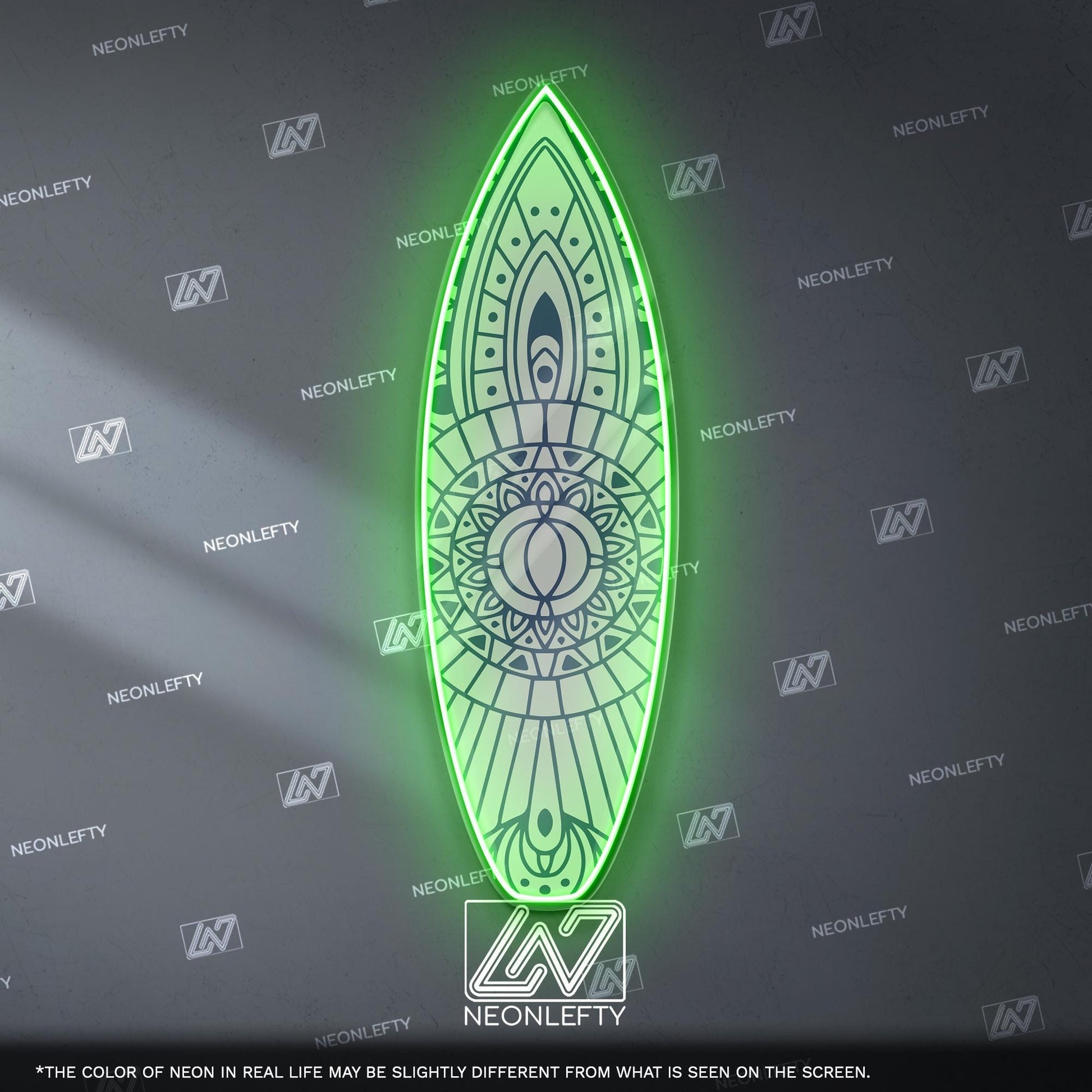 Surfboard Neon Sign