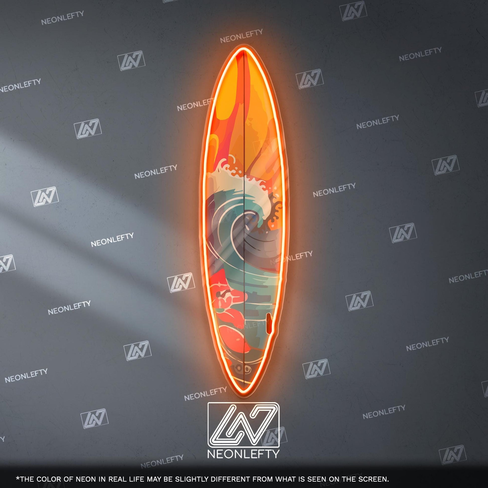 Surfboard Neon Sign