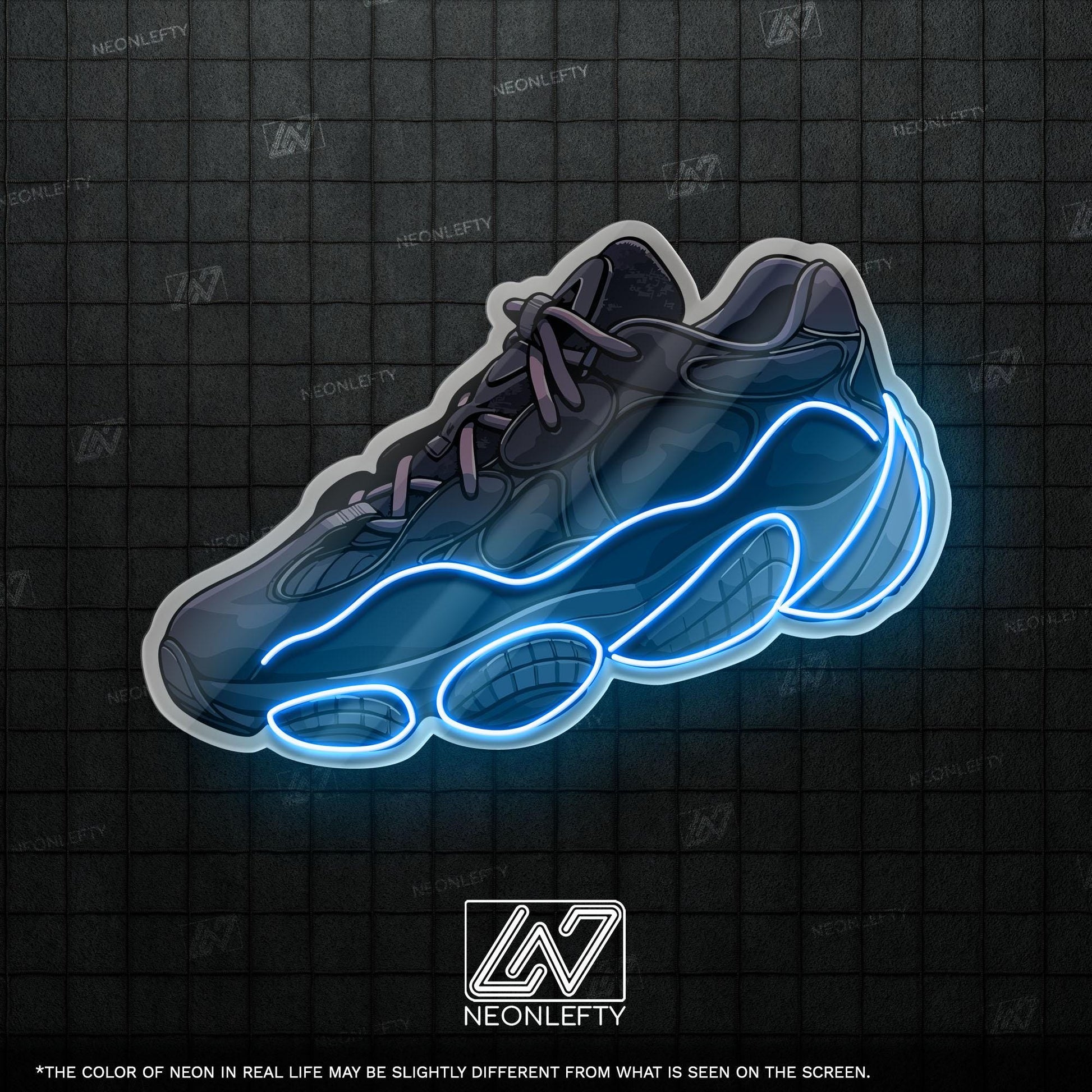 Sneaker Art - LED Neon Streetwear Wall Decor, Urban Shoe Illustration, Hype Style Neon Light, Sneakerhead Gift, Modern Room Decor