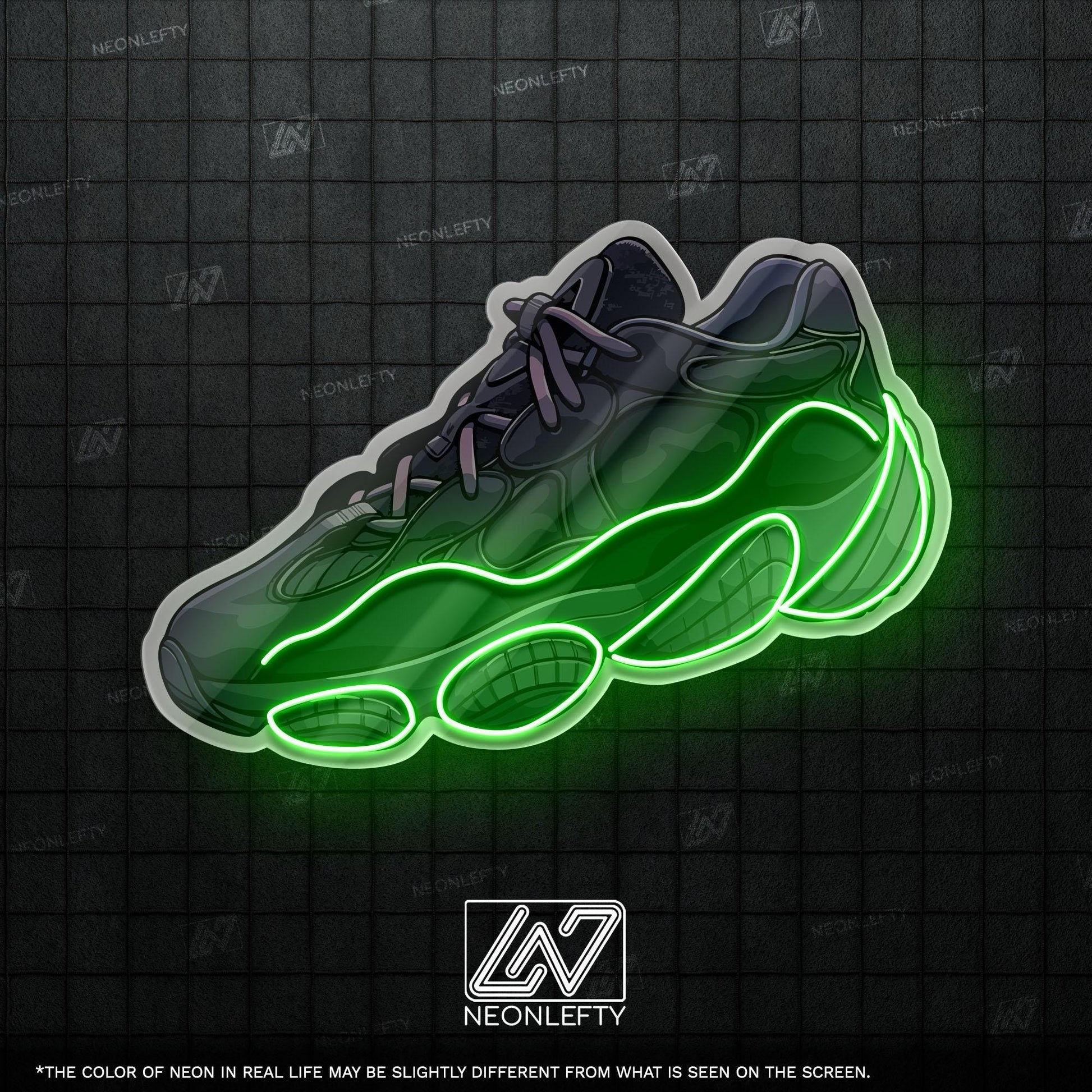 Sneaker Art - LED Neon Streetwear Wall Decor, Urban Shoe Illustration, Hype Style Neon Light, Sneakerhead Gift, Modern Room Decor